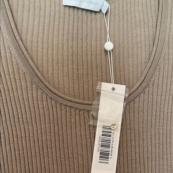 Jonathan Simkhai Ribbed Spring Sweater - Picture 3 of 4